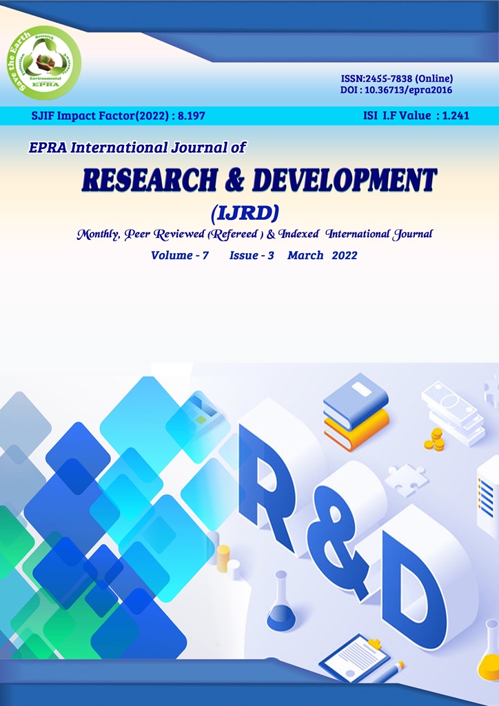 EPRA International Journal of Research & Development (IJRD)
